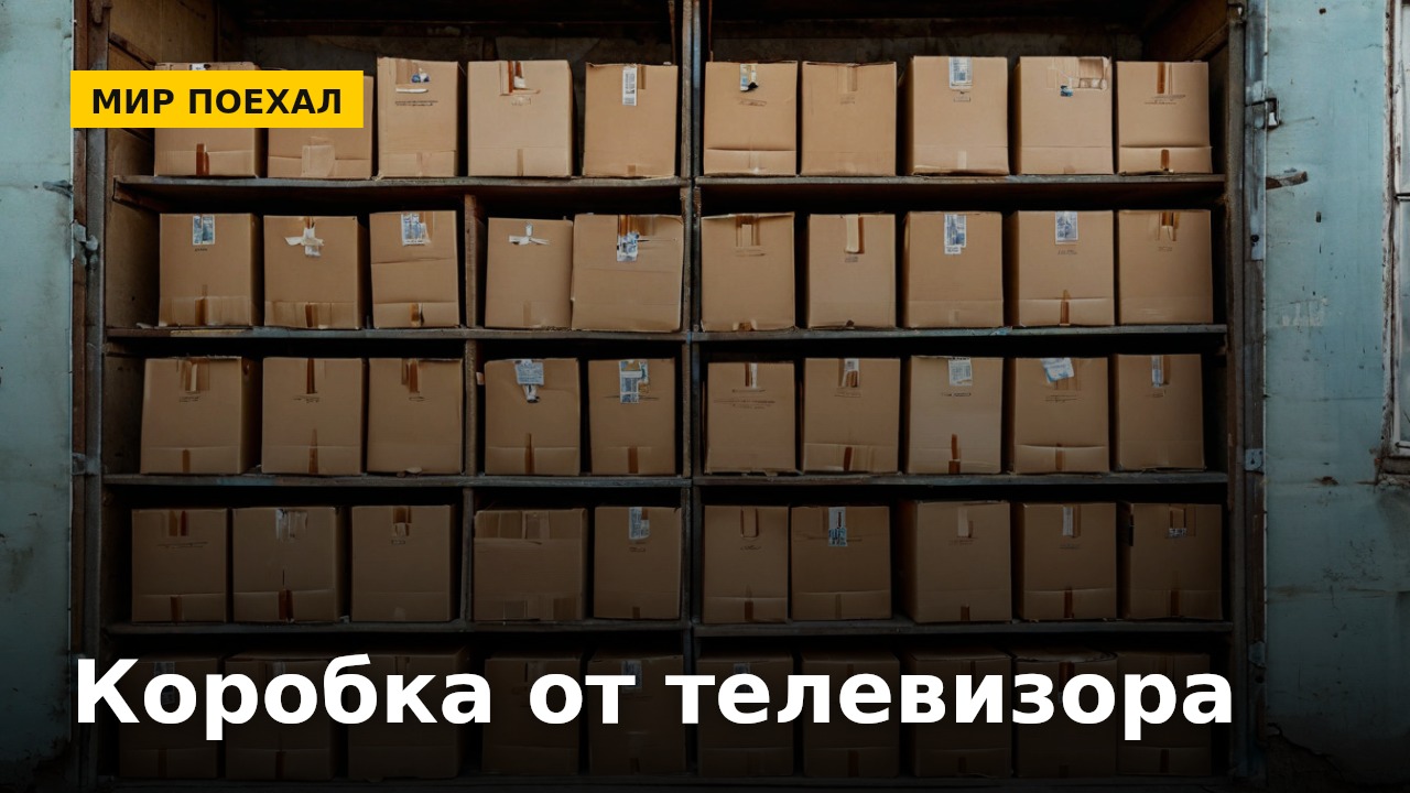 Коробки от техники хранят годами