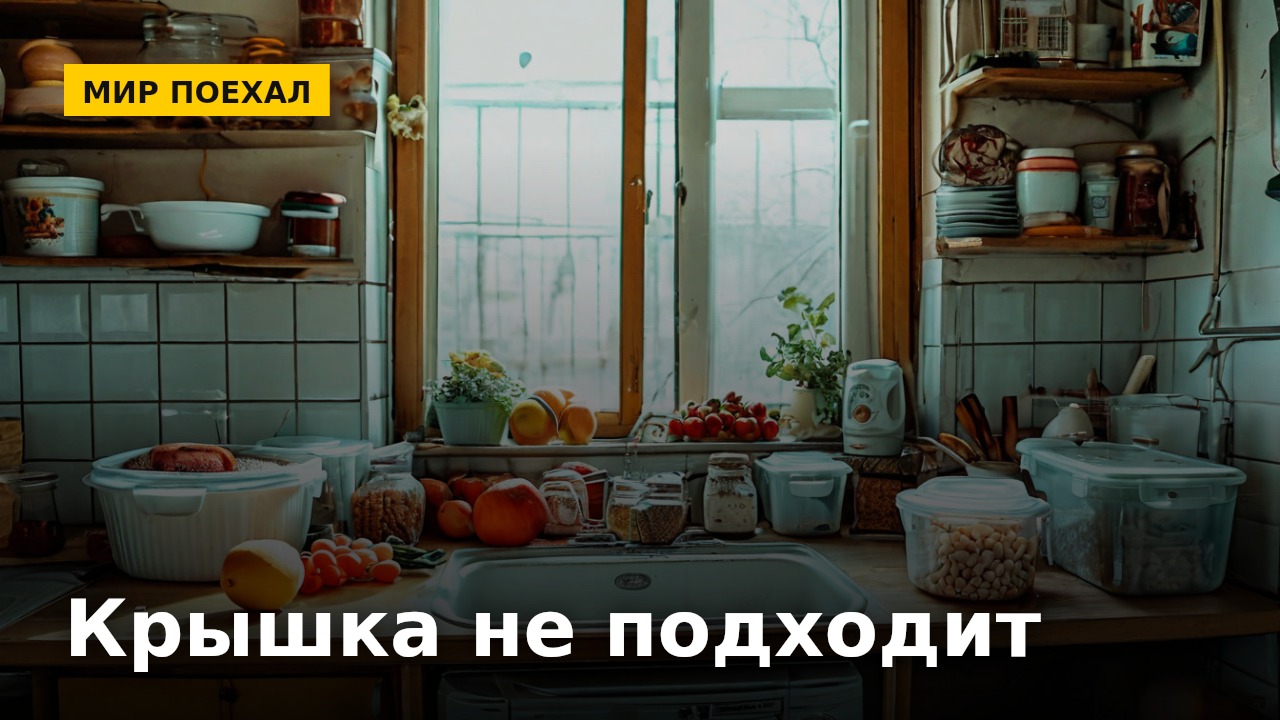Крышки от контейнеров никогда не совпадают
