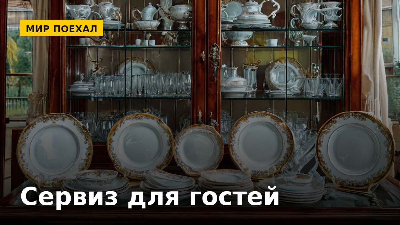 Парадный сервиз достают раз в год