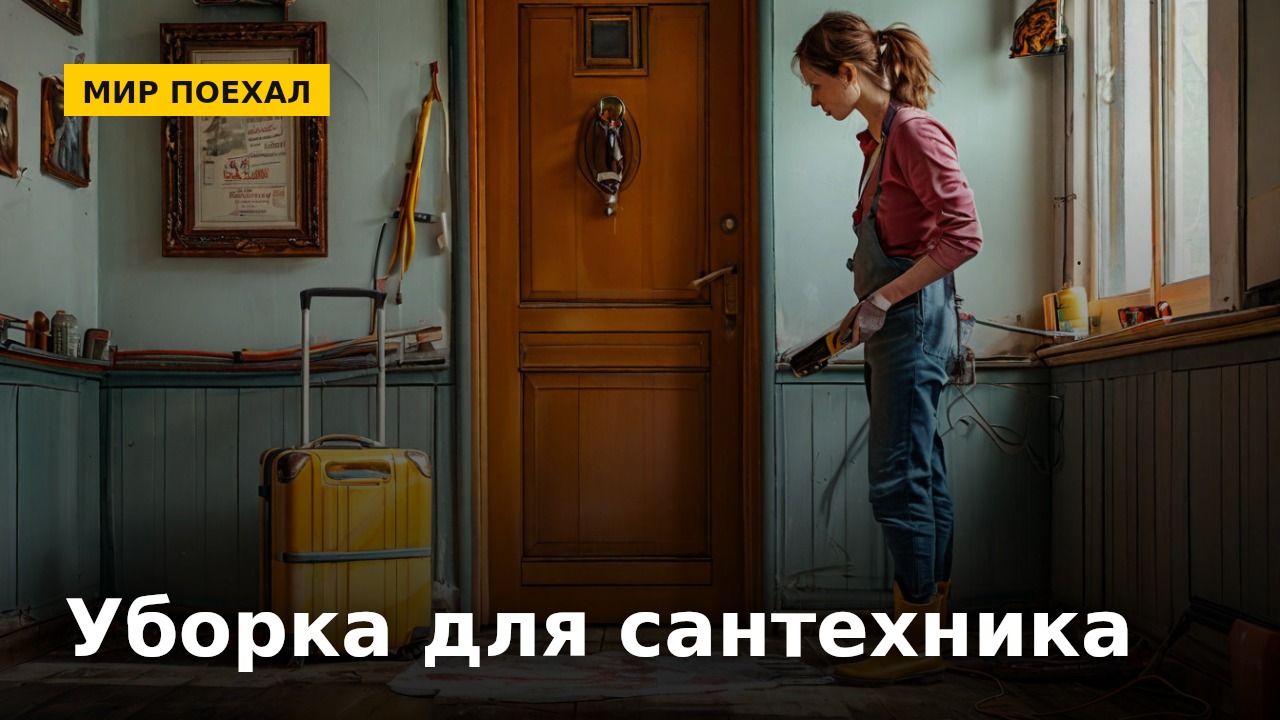 Перед приходом мастера в квартире убирают