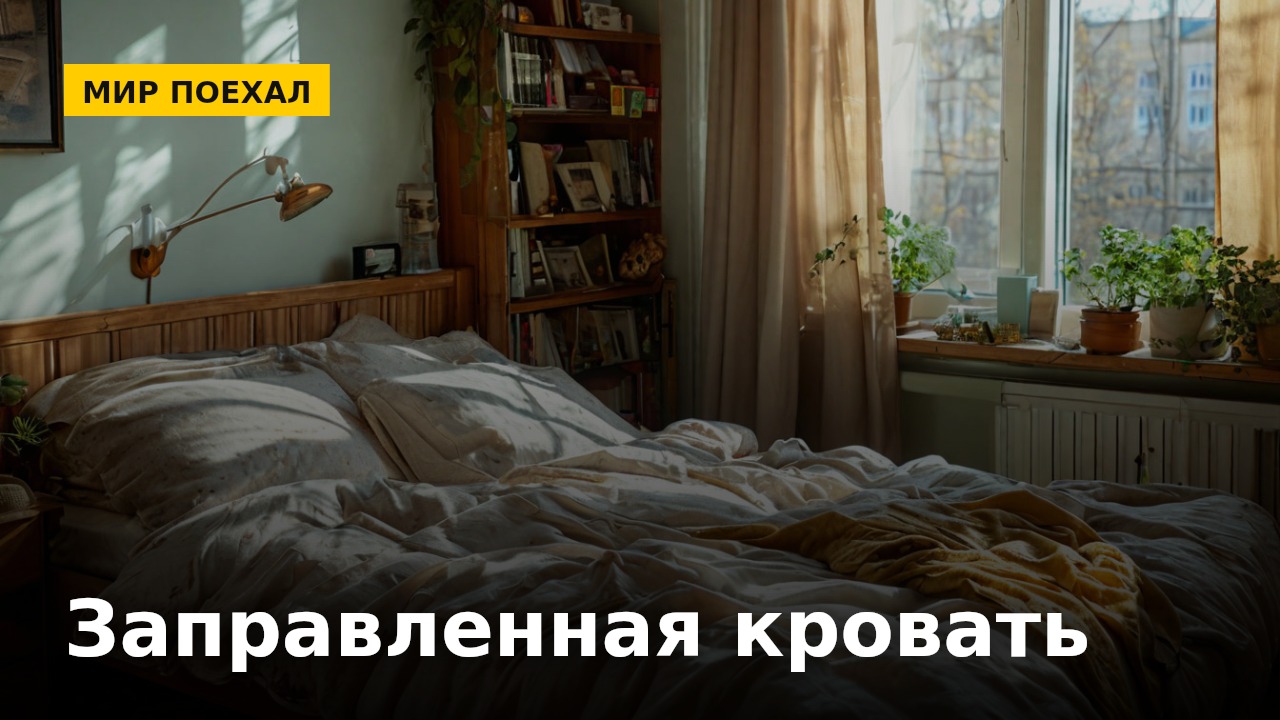 Почему мы застилаем кровать, хотя её никто не увидит
