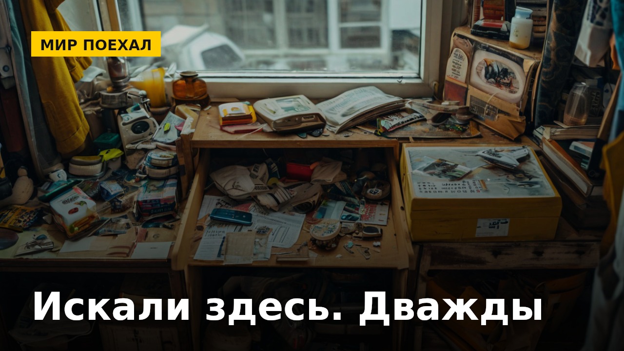 Потерянное находится там, где уже искали