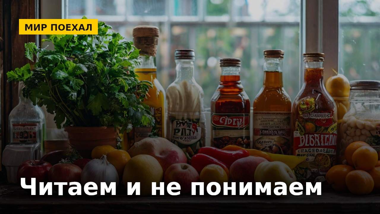 Состав на упаковке читают и не понимают