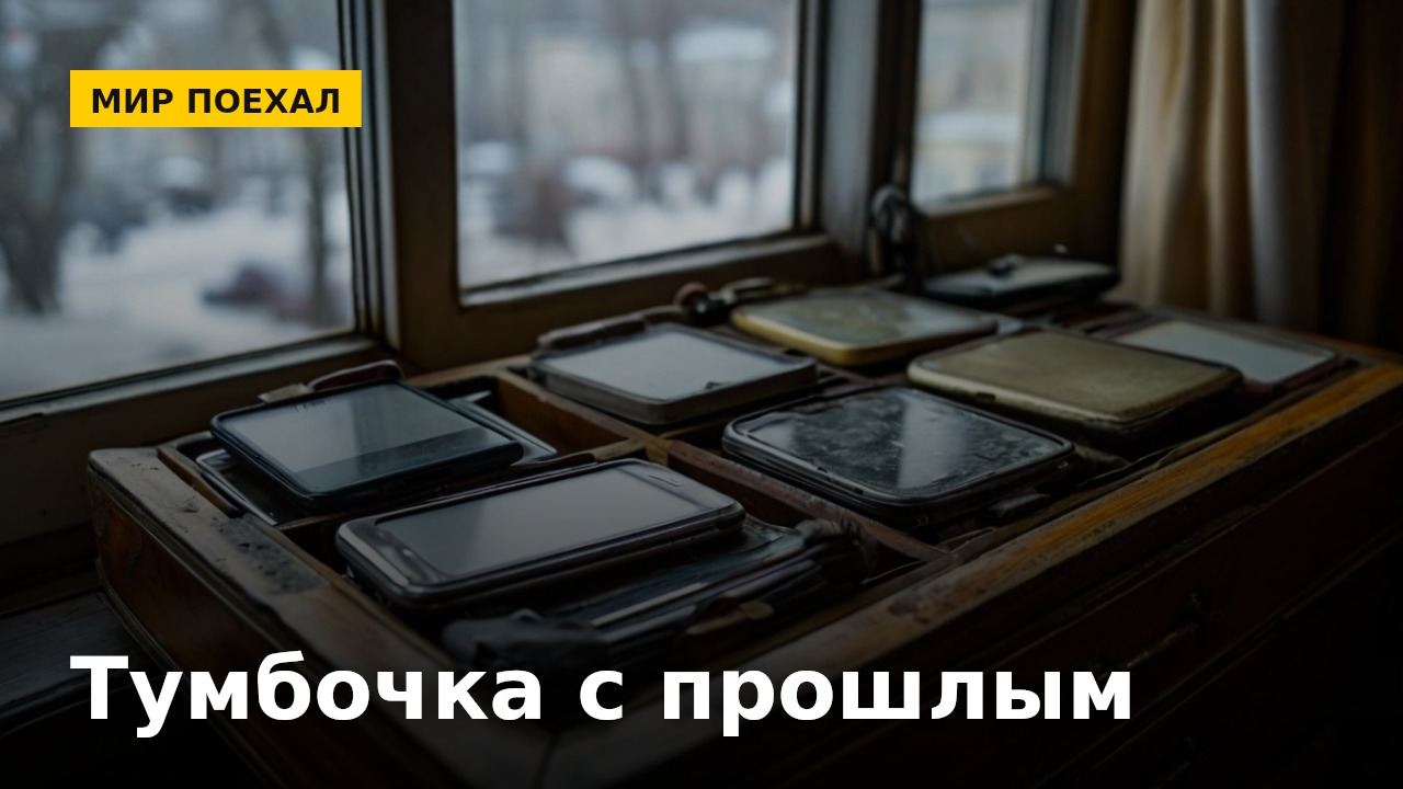 Старый телефон не выбрасывают, а прячут в тумбочку