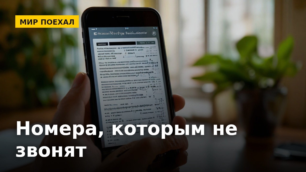 В телефоне живут номера, по которым не звонят