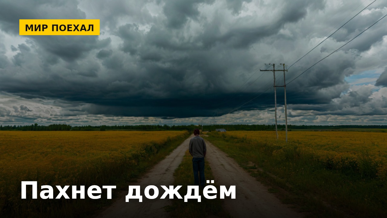 Запах дождя приходит раньше дождя